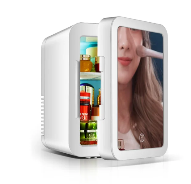 
Маленькие косметические холодильники для красоты 4 л, индивидуальный мини-холодильник, распродажа, мини-бар, домашние холодильники с зеркалом для ухода за кожей 