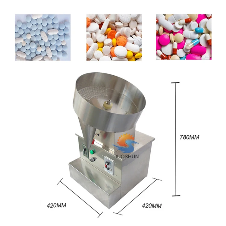 DXS100-2 High Accuracy Automatic Granule Pill Capsule Tablet Seed Screw Diamond Counting Machine