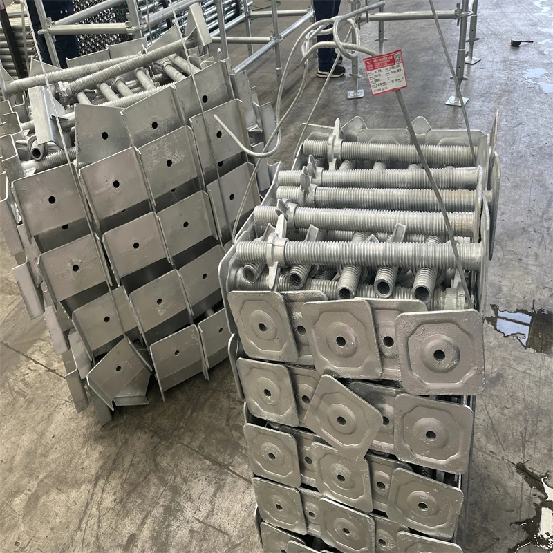 Adjustable base jack scaffolding jack base for ringlock scaffold construction