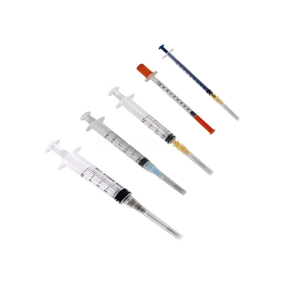 FarmaSino 0.5 Ml 1ml 3 Ml 5ml 10ml 20ml Disposable Automatic Luer Lock Syringe Injector Dental Syringes
