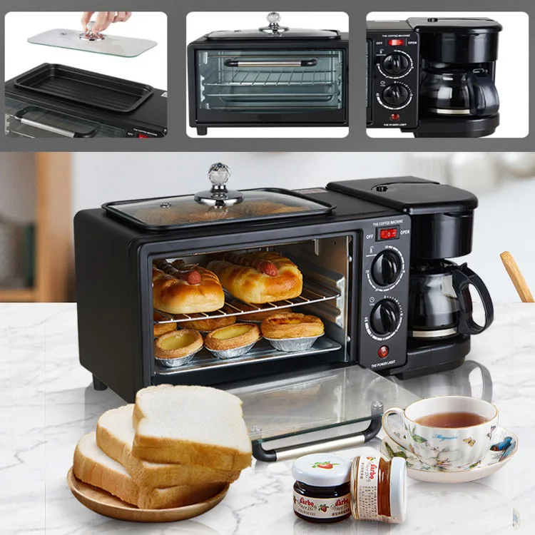 pan electric 3 in 1 breakfast makers machine for household