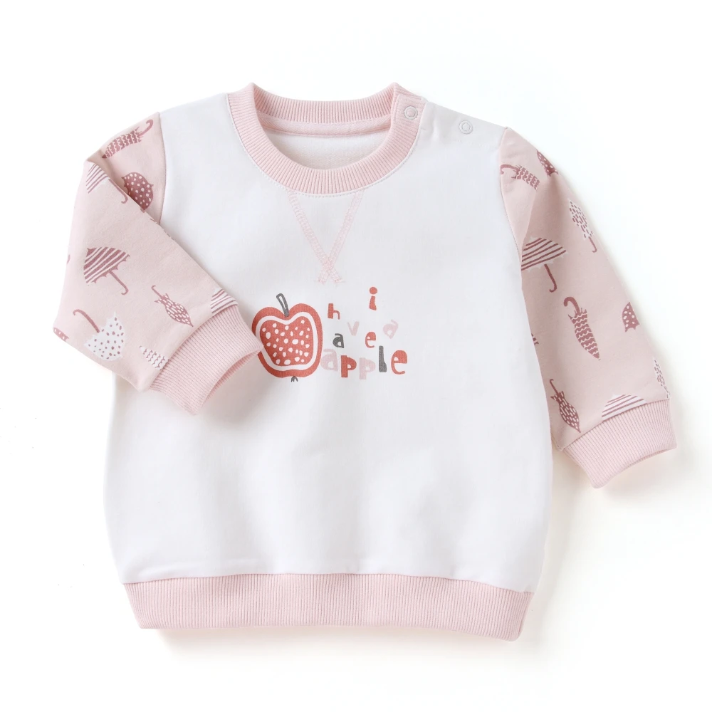 Good Price Wholesale Baby Sweaters Pullover Baby Cotton Sweatshirt Kids Clothes Girls 3-6 Baby Tops