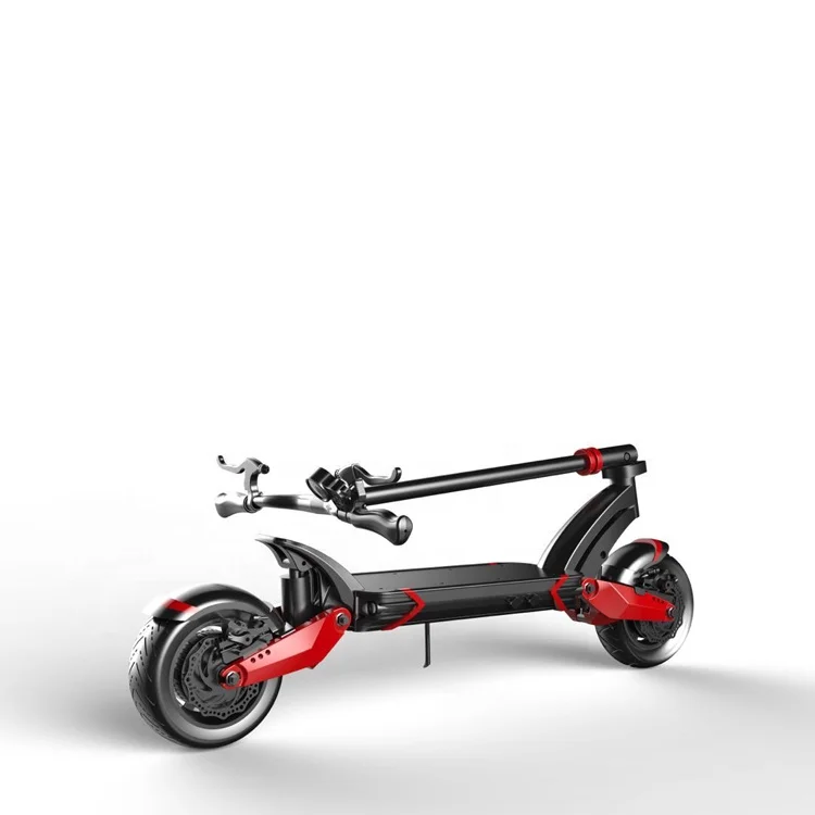 Chinese High Quality Adult 52v 2000W Widewheel 10 Inch Dual Motor Electric Scooter With Battery