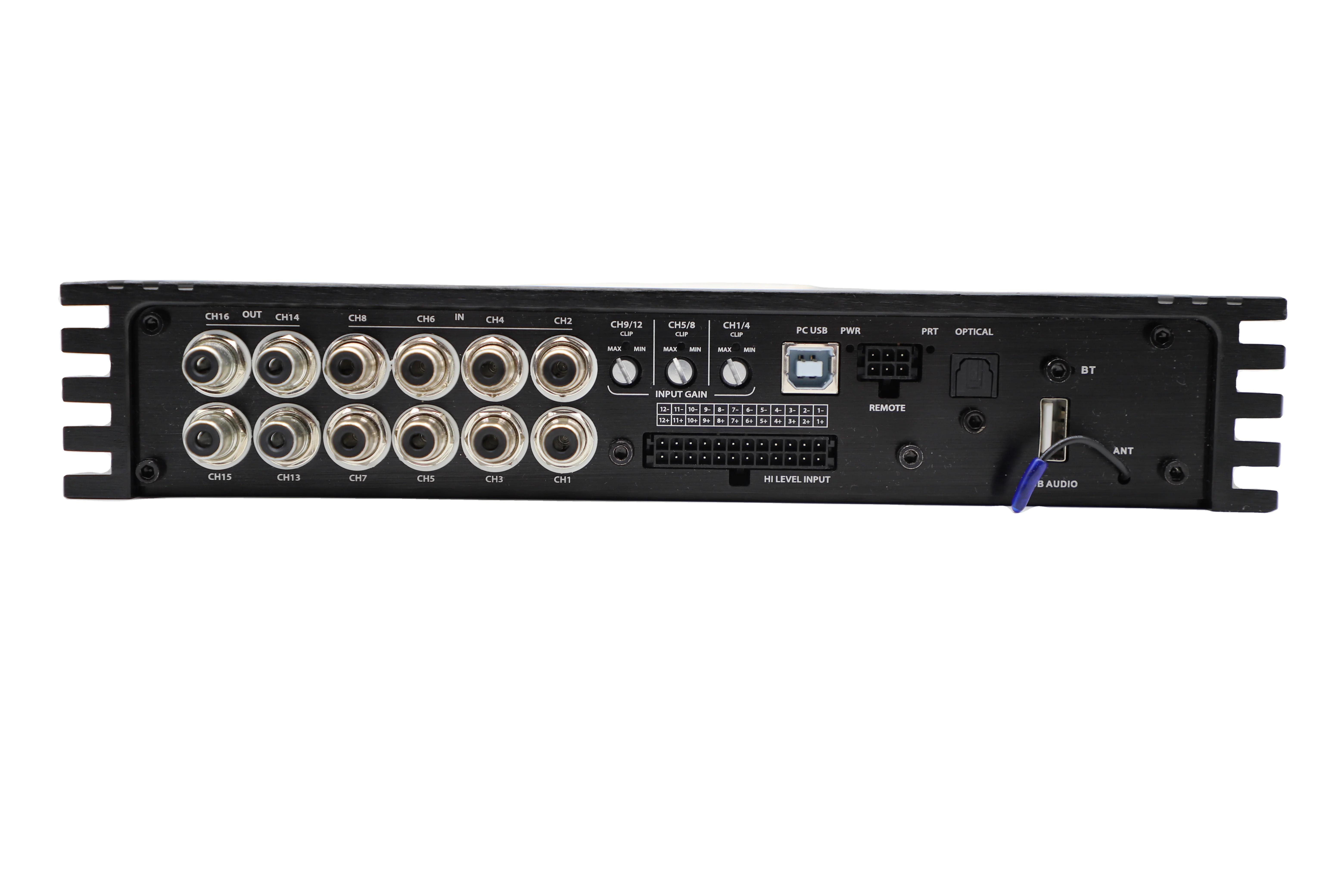 original design 12 in dsp car amplifier with 16 channel audio amplifier