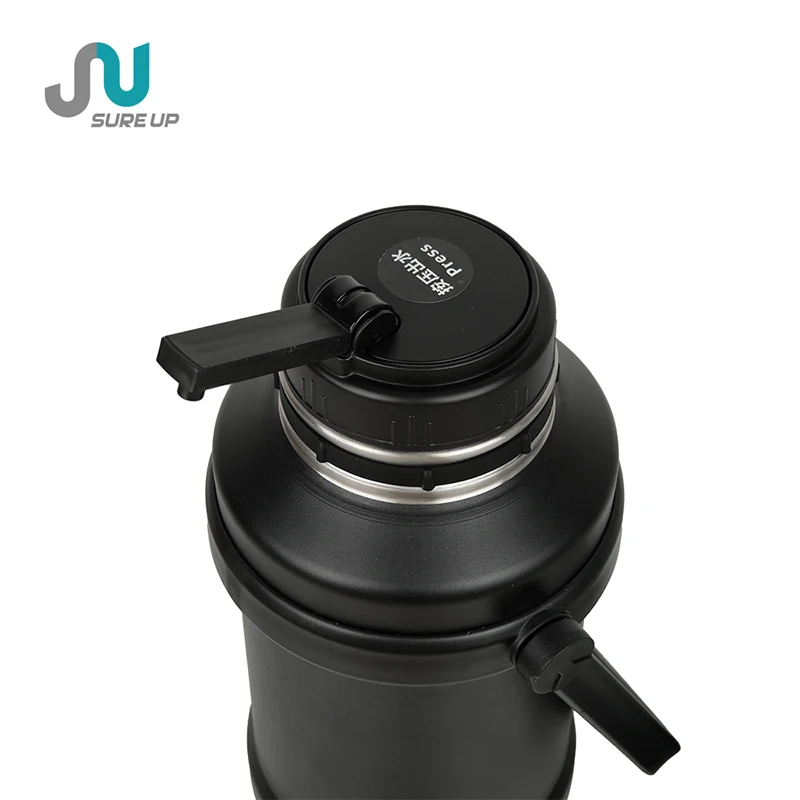2024 New Design Automatic pressing of water like a pump Portable can pour water on the lid cup