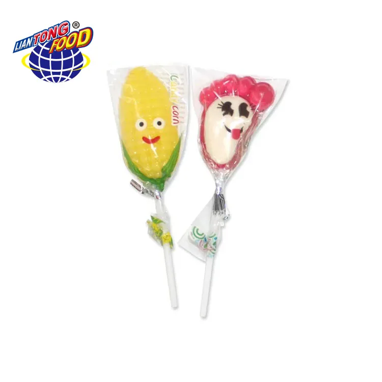 Custom Corn and Feet Shapes Lollipop Candy