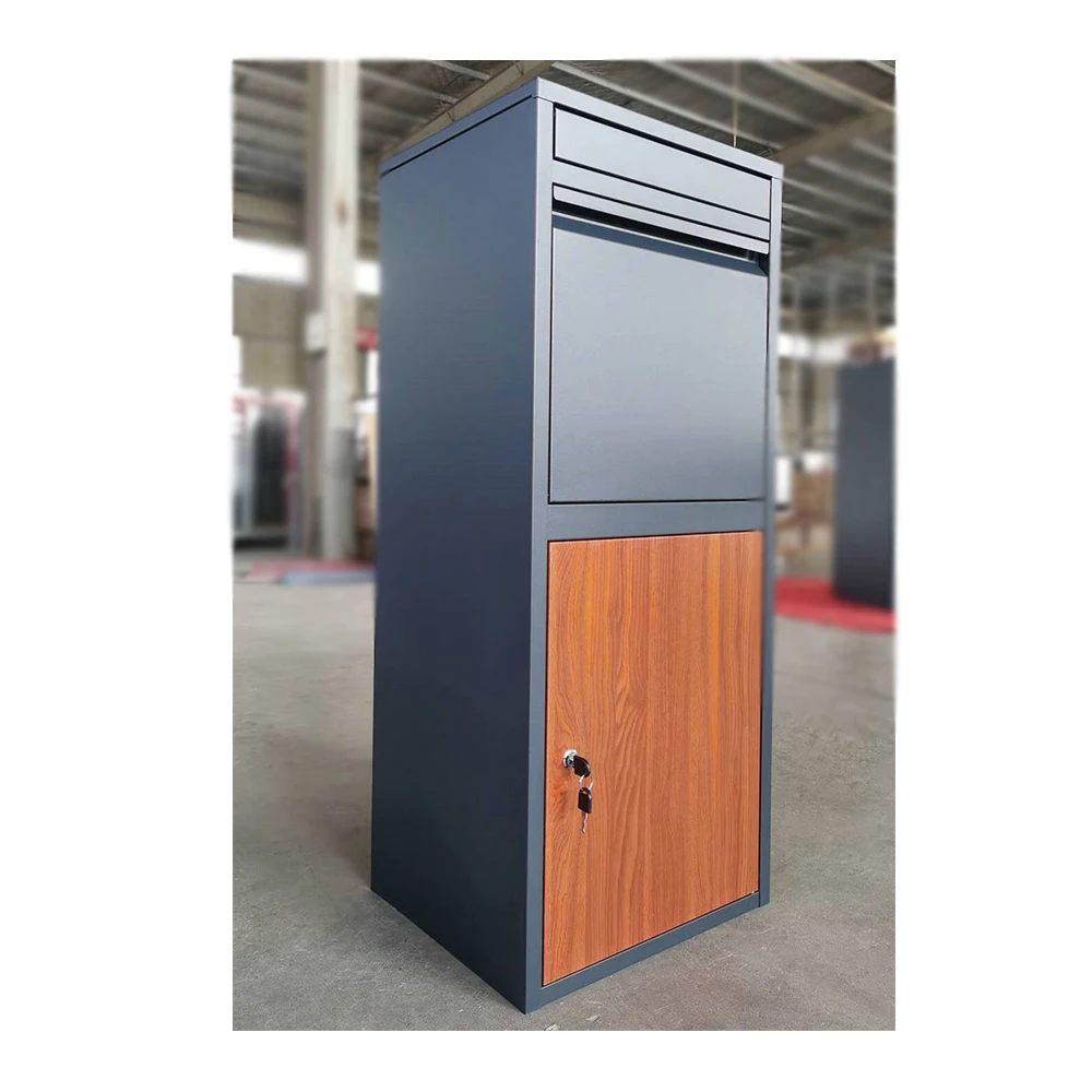 wall mounted  package delivery newspaper  express post drop box iron letter box mailbox outdoor metal parcel box
