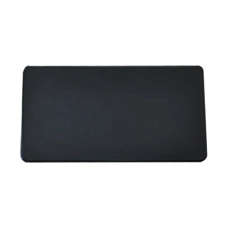 Custom high quality high temperature resistant black glass ceramics panel for induction cooker