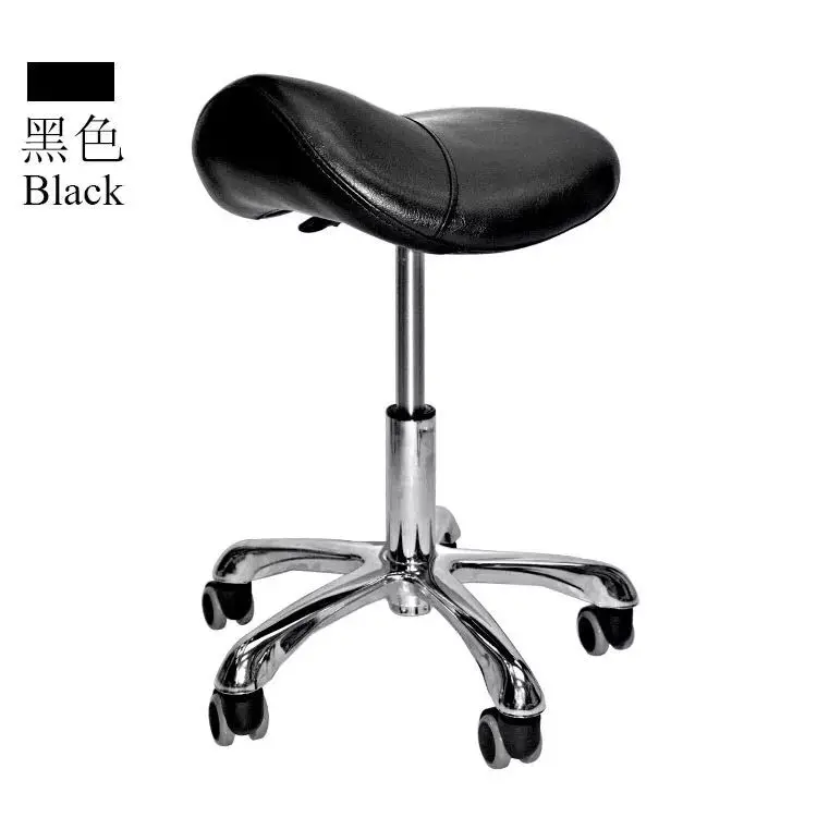 hairdresser chair beauty salon master stool saddle with wheels  Hydraulic Height Adjustable hair salon chair