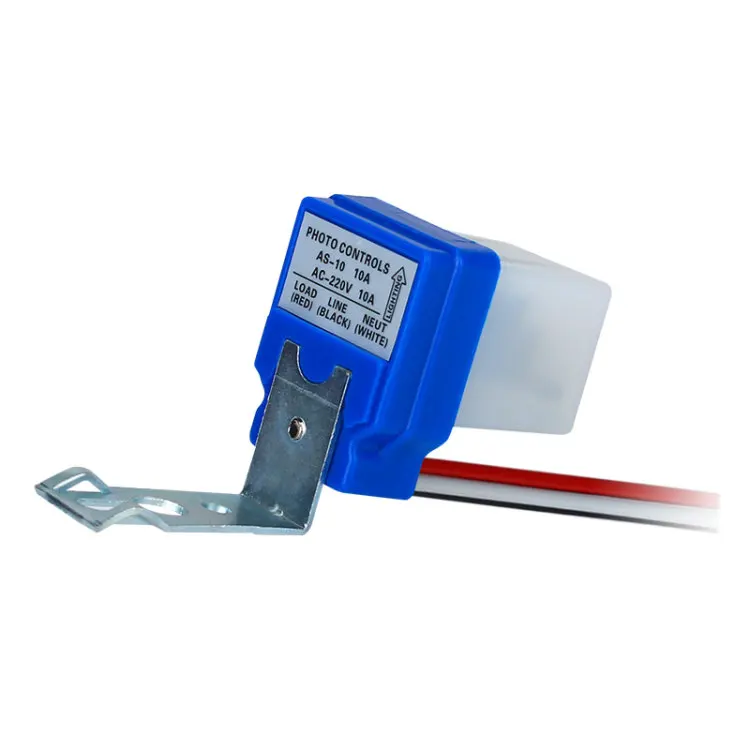 AS-10 Waterproof Street Lamp Controller Automatic Street Lamp Light Control Switch Rainproof Induction Switch 220V