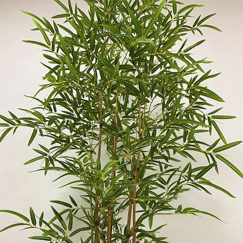 Outdoor Plastic Leaves bamboo leaf artificial bamboo pole fake plant