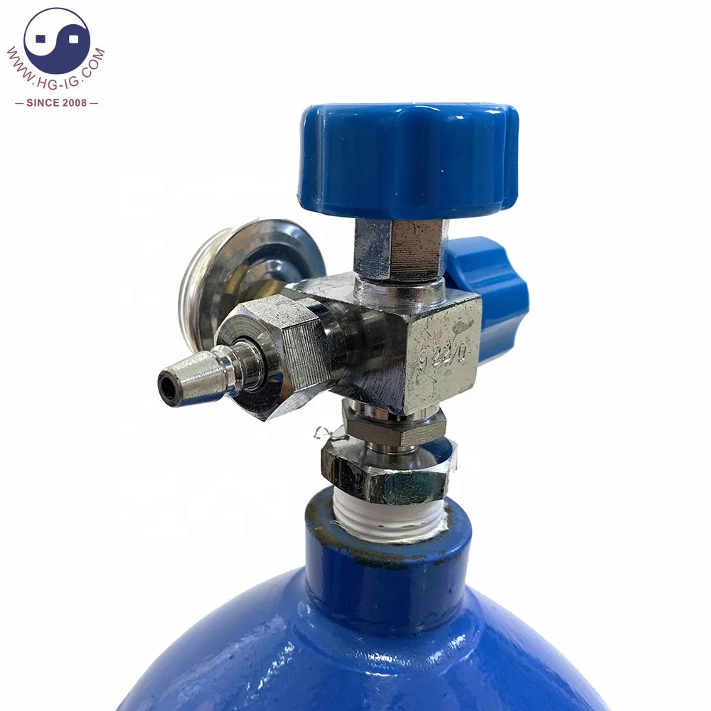 HG-IG 4L small portable medical oxygen cylinders oxygen tanks with gauge
