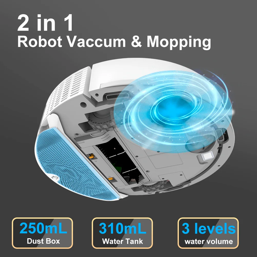 Powerful Deep Clean Spot Vacuum Sweeping And Mop Aspiradora Room Cleaner Auto Robot Vacuum Cleaner Smart For Sale Vacuum