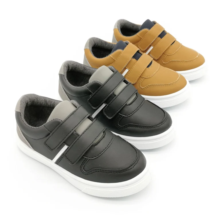 Лидер продаж, детские кроссовки из искусственной кожи для мальчиков и школьников