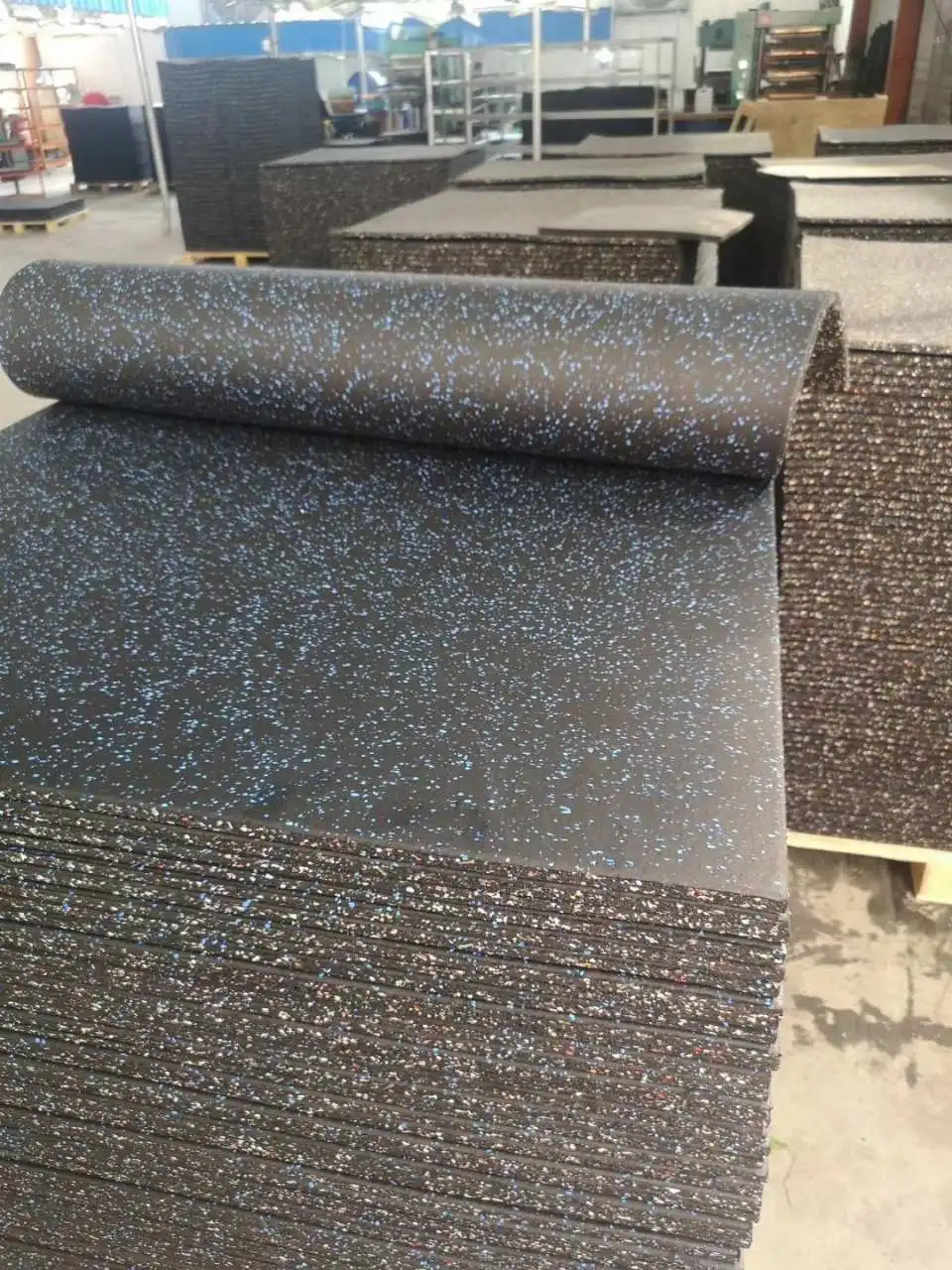 High Density outdoor playground commercial indoor Gym Rubber Flooring mat