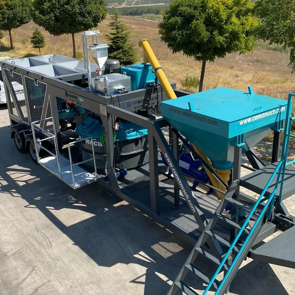 30 m3/h MOBILE AND COMPACT, MOST ECONOMIC CONCRETE PLANT OF THE MARKET!