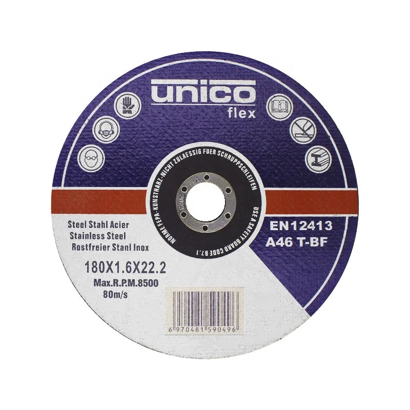 180x1.6mm  Abrasive Tools  Resin Aluminum Oxide Disco De Corte Metal Cutting Disc