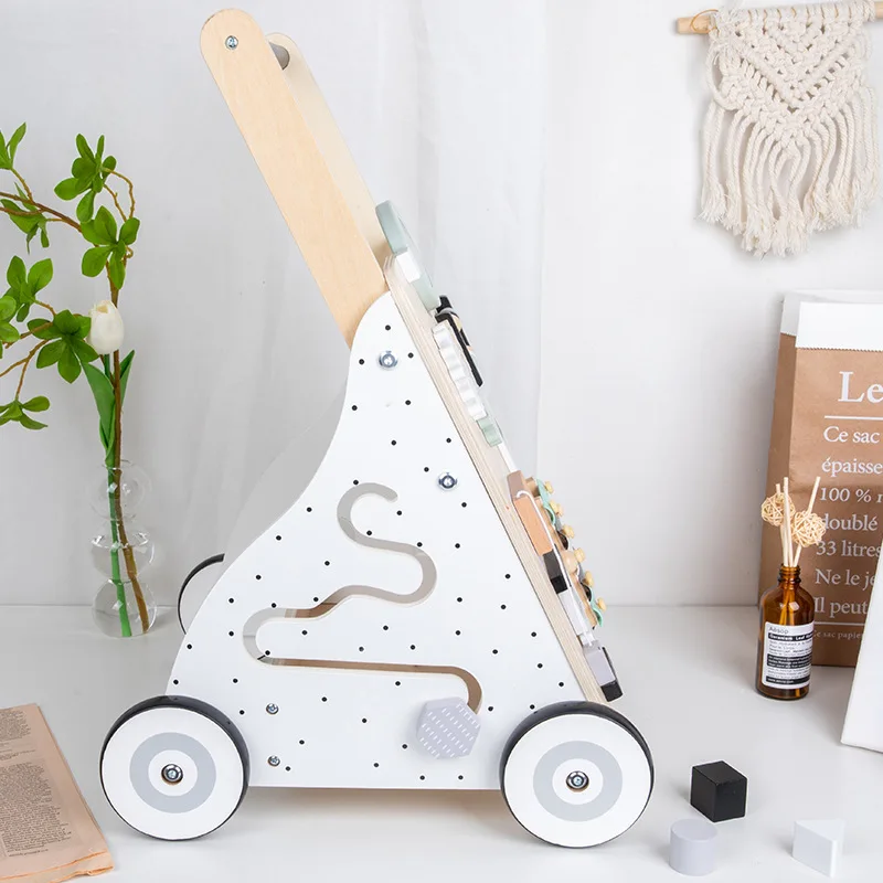 Wooden Baby Walker Ride On Car Push Toys For Toddlers