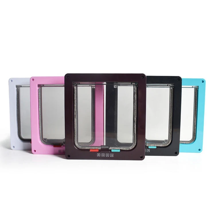 Pet Cat Puppy Lock Microchip Safe Interior Gate Dog Flap Door