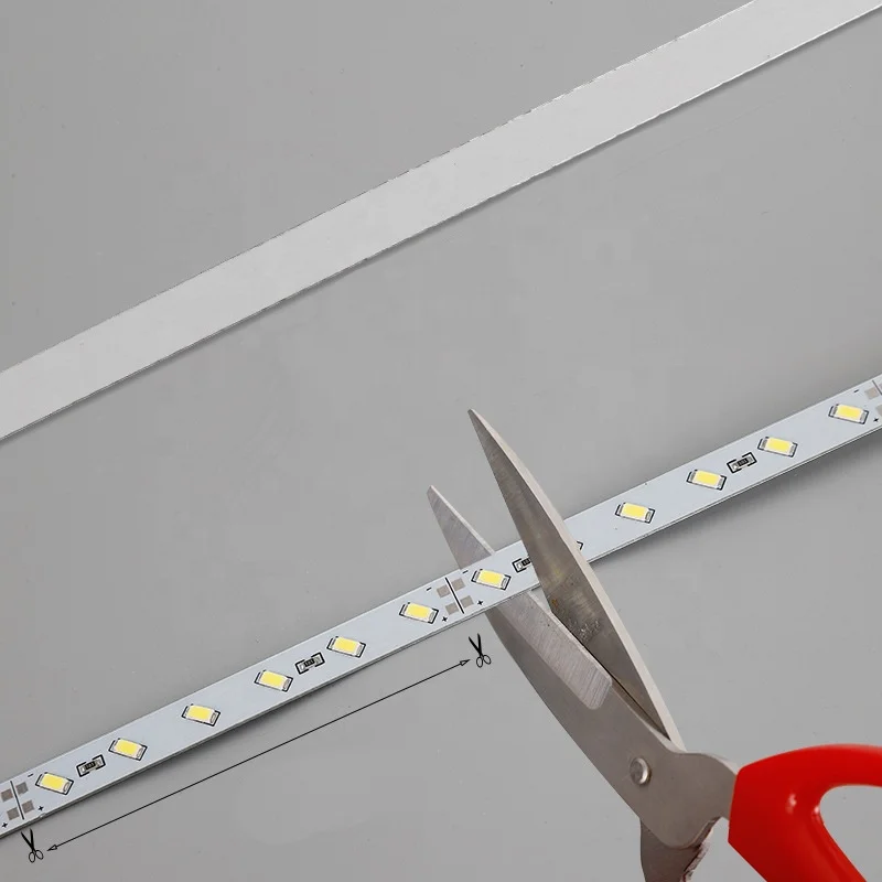 Custom 12v 5v 12mm Width Ultra Thin SMD 5730 Led bar Strip Hard Light Strip Customisable Factory Hot Sale