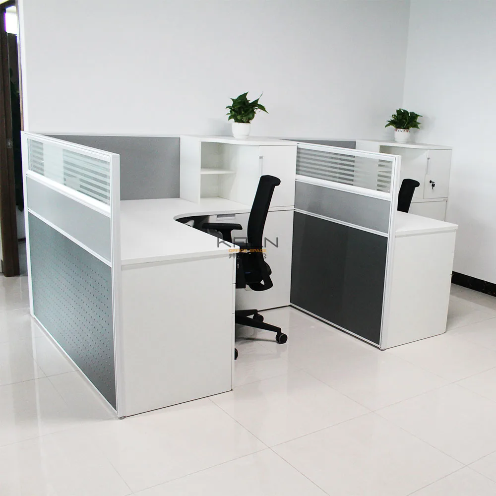 Modern office cheap workstation for 4 people office desk commercial office table laptop desk customized certification