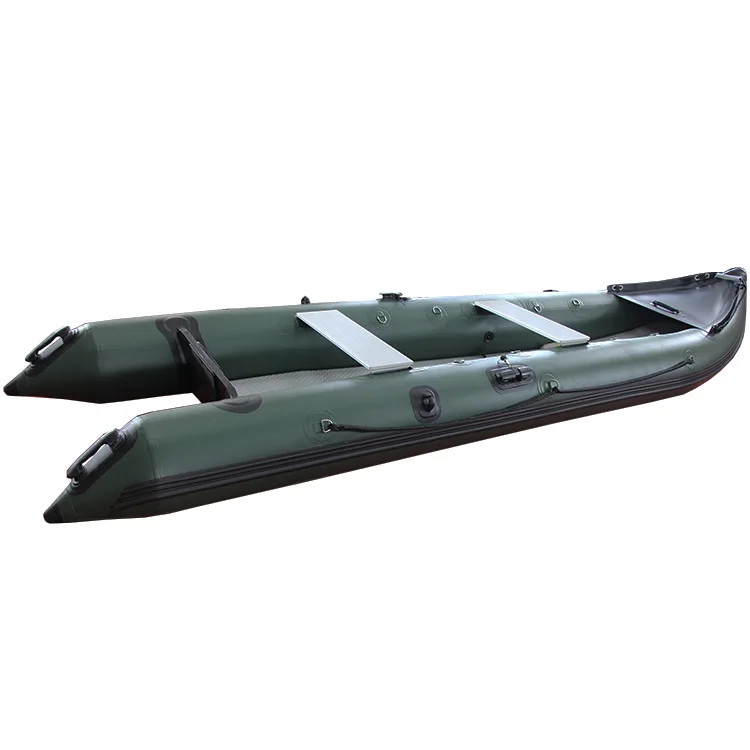 New produce  inflatable canoe/kayak, 3-4 Person  ocean or lake use Inflatable fishing kayak
