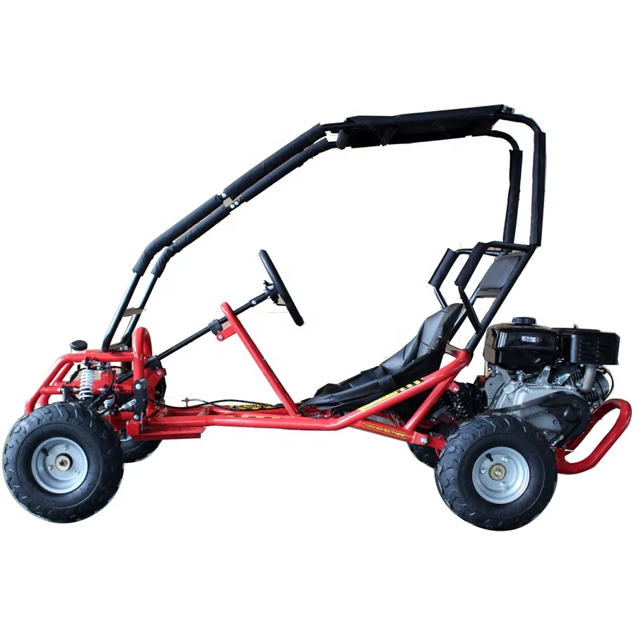 270cc 60km/h One Seat Adults 4 Wheels Amusement Park Go Kart with Roll Cage Options