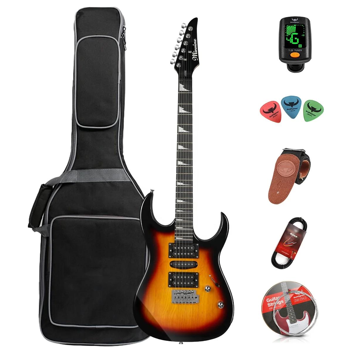 MS-170 Stringed instruments solid electric guitars Wholesale price Glossy 24 frets guitarra electrica cheap Electric Guitar