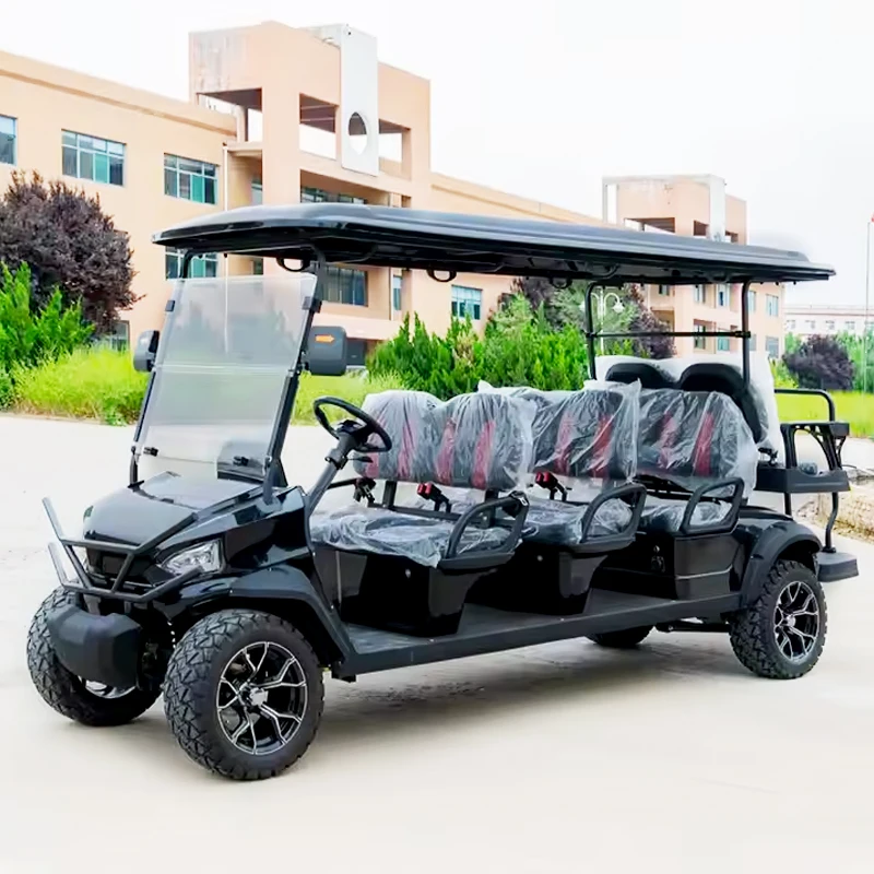 8 Seater Golf Cart Electric Sightseeing Bus 8 Seats Golf Cart Hotel Garden Airport Sport Ues 2 4 6 8 Seats Electric Golf Cart