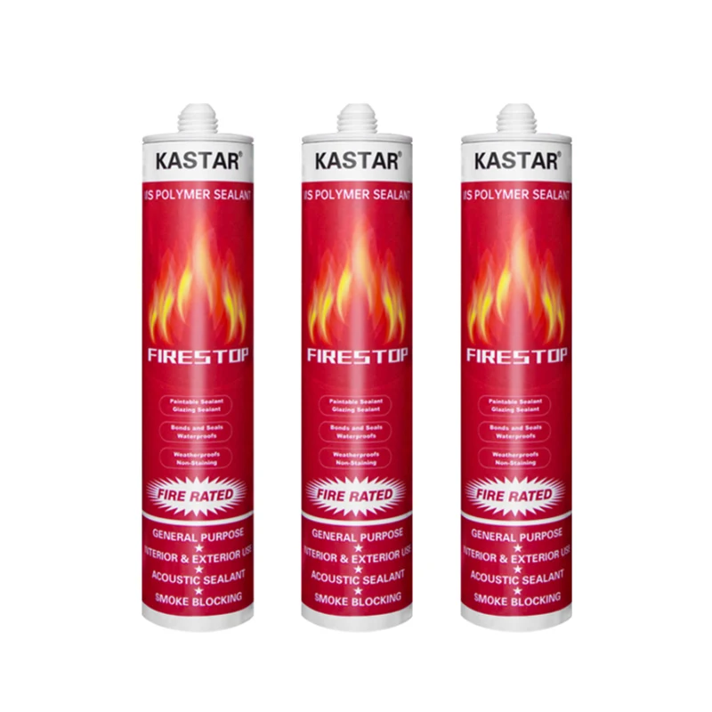 Хорошее прилипание KASTAR огнестойкая производительность затирки разбухающее MS противопожарные огнеупорные клея