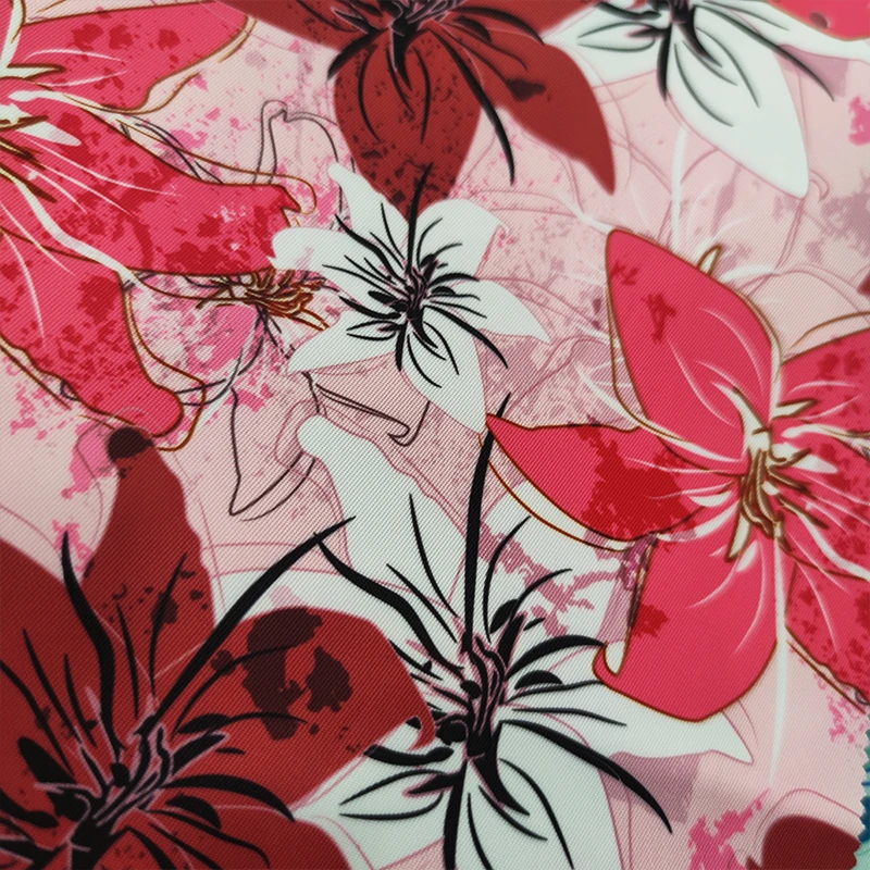 Custom Printing Service Digital Printing fabric Polyester 290T Twill Oxford Laminated Bag Fabric