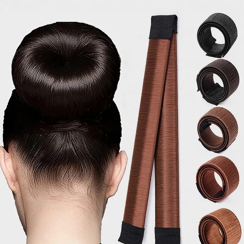 Magic Hair Bun Maker Simple Lazy Curly Hair Stick DIY Twist Ballet Donut Headband For Women Girls Easy Hair Styling Tool