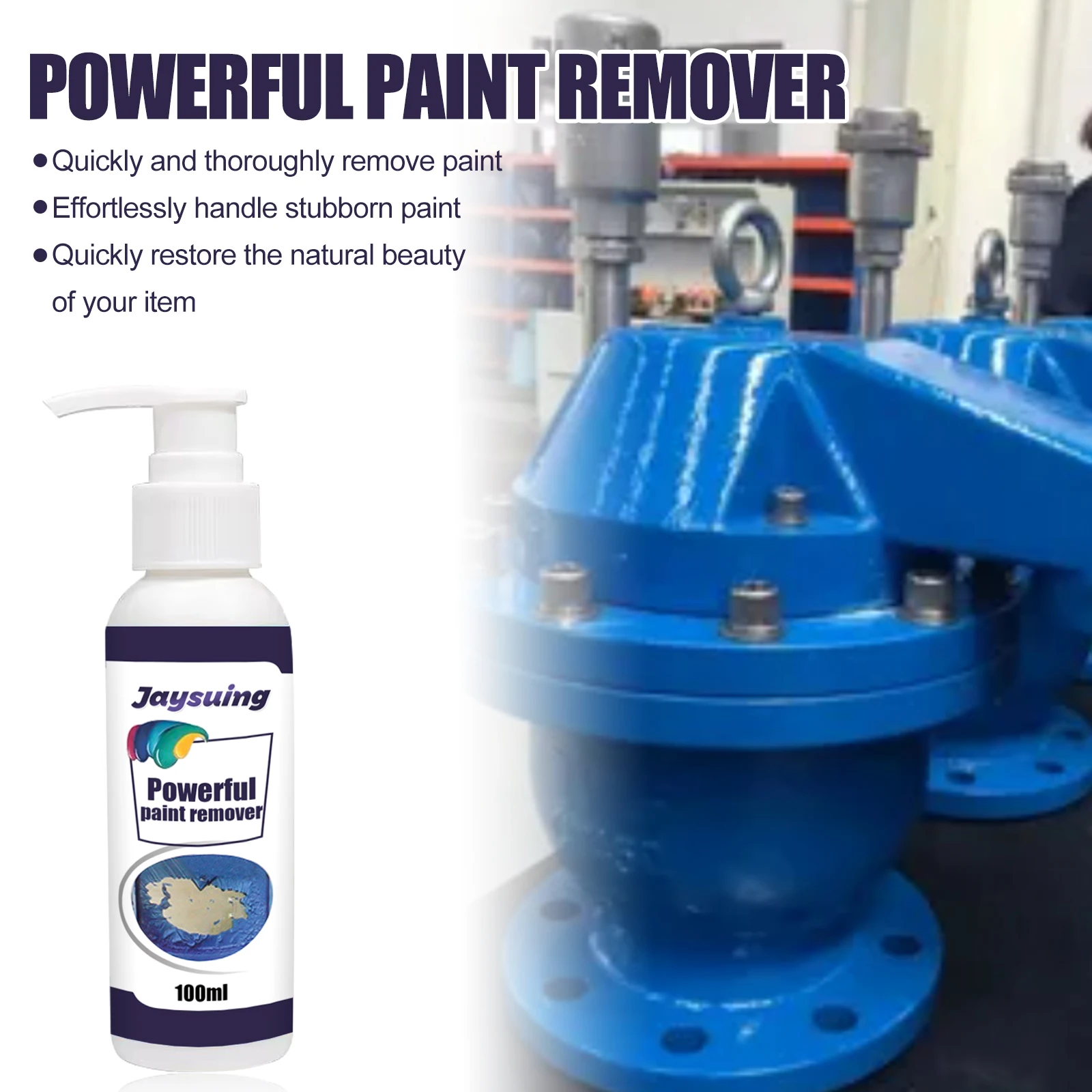 Jaysuing OEM&ODM Industrial Paint Remover Liquid Car Paint Chemicals Remover Non-toxtic Car Paint Remover