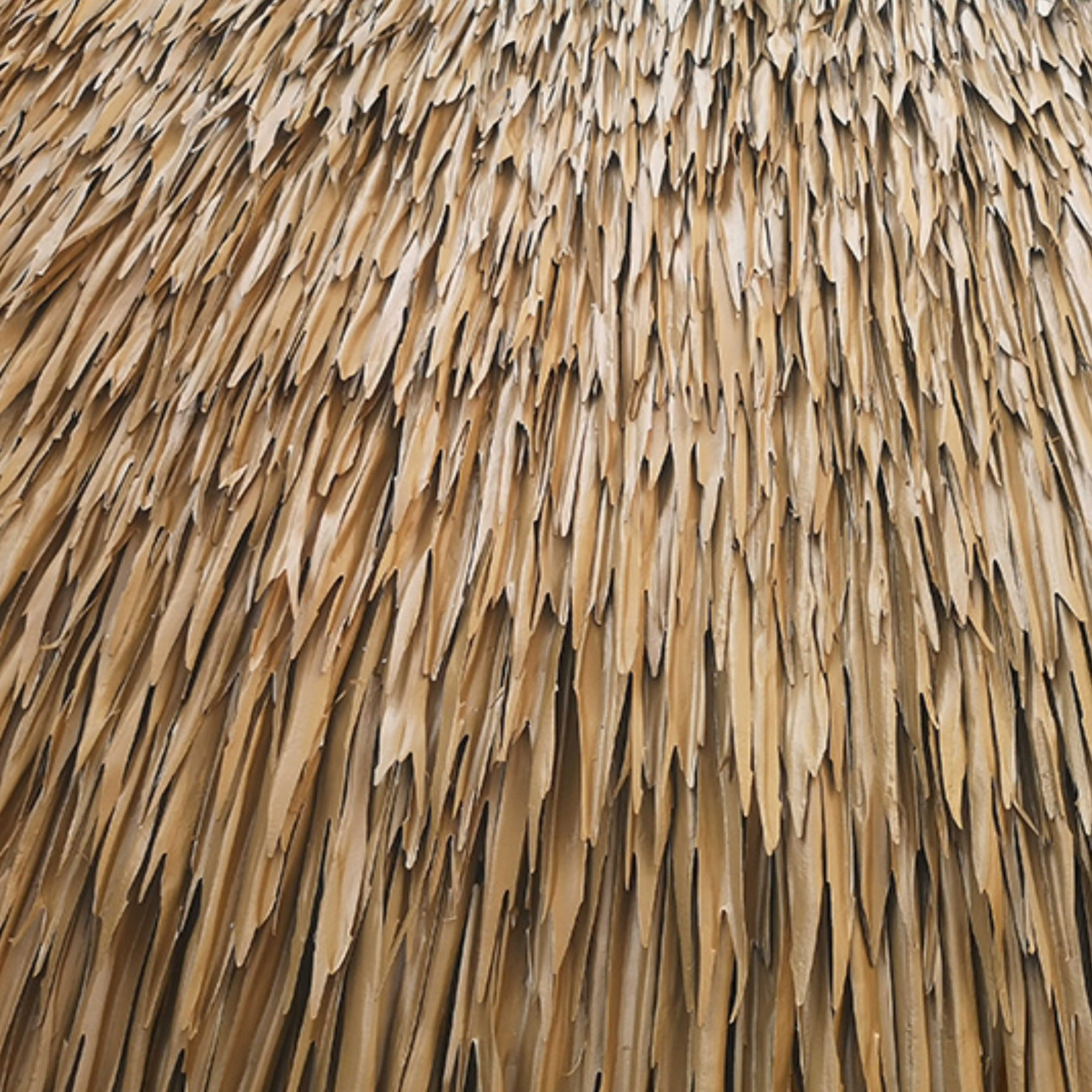 Custom Fireproof Waterproof Fabricated Hdpe Umbrella Cover Synthetic Thatch