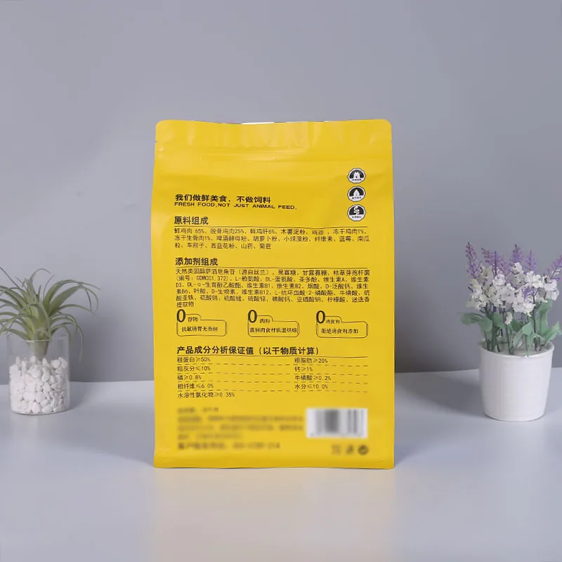 Eco friendly blister plastic packaging pet dog cat food meat tray container