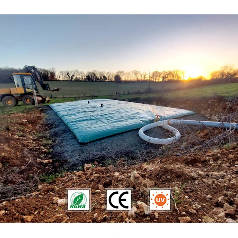 Hot Sale Cheap Customized Durable UV 10000 L 30000l  15000 L Collapsible Plastic Flexible PVC Water Tanks Bag Water Storage Tank