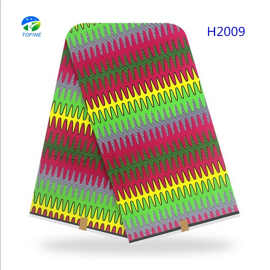  Новейшее поступление ткань Анкары 100% хлопок воск Африканский голландский принты 6 ярдов