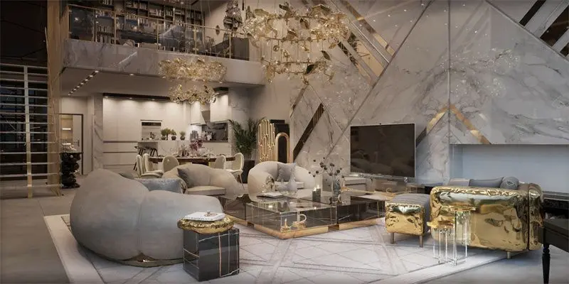 Customizable 7 Seater Italian Modern Furniture Design Living Room Sofas Couch Combination Sofa Set Furniture In Living Room