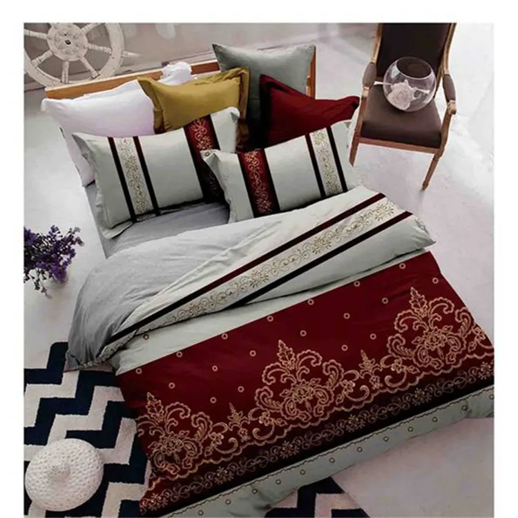 Wholesale custom printed linen duvet cover