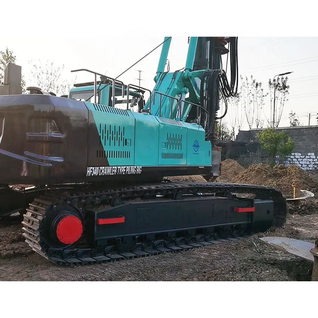 Professional crawler hydraulic 20m screw piles pile driver