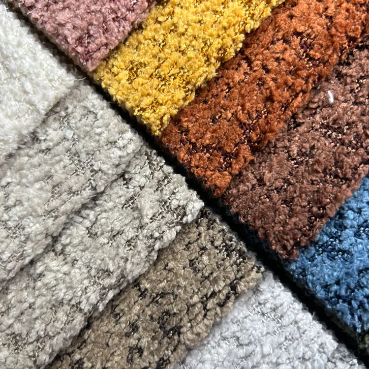 XNR5#Customized Wholesale 100% Polyester Chenille Fabric Chenille Velvet Fabric Chenille Sofa Fabric