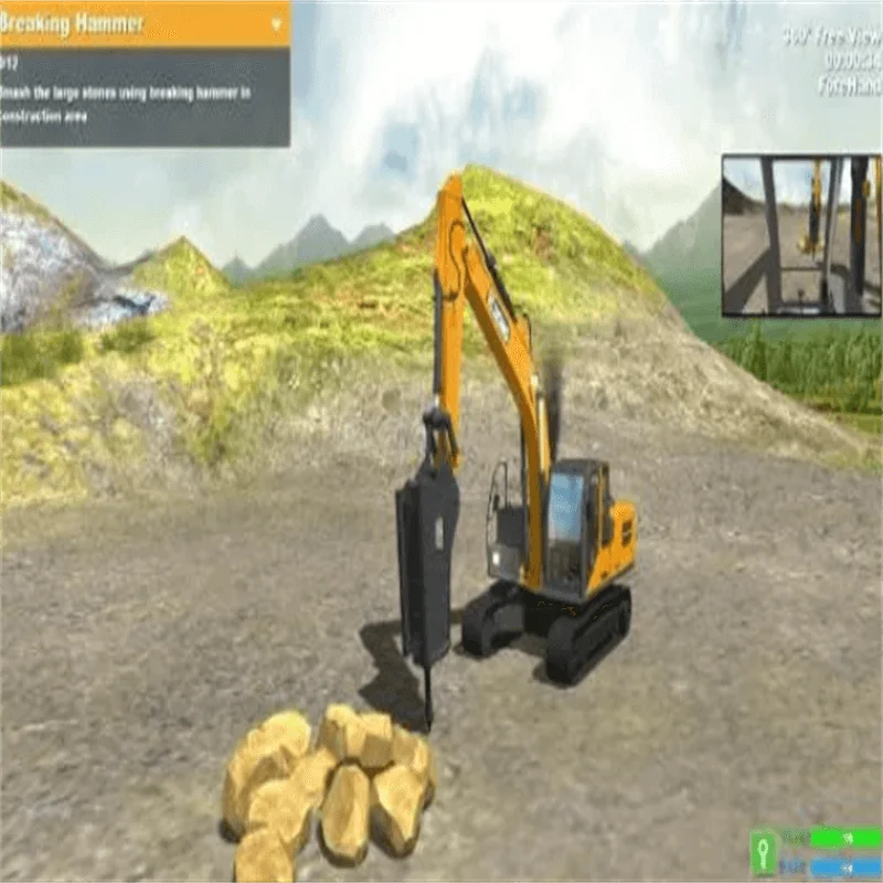 Construction machinery excavator simulator practice actual operation excavator simulation