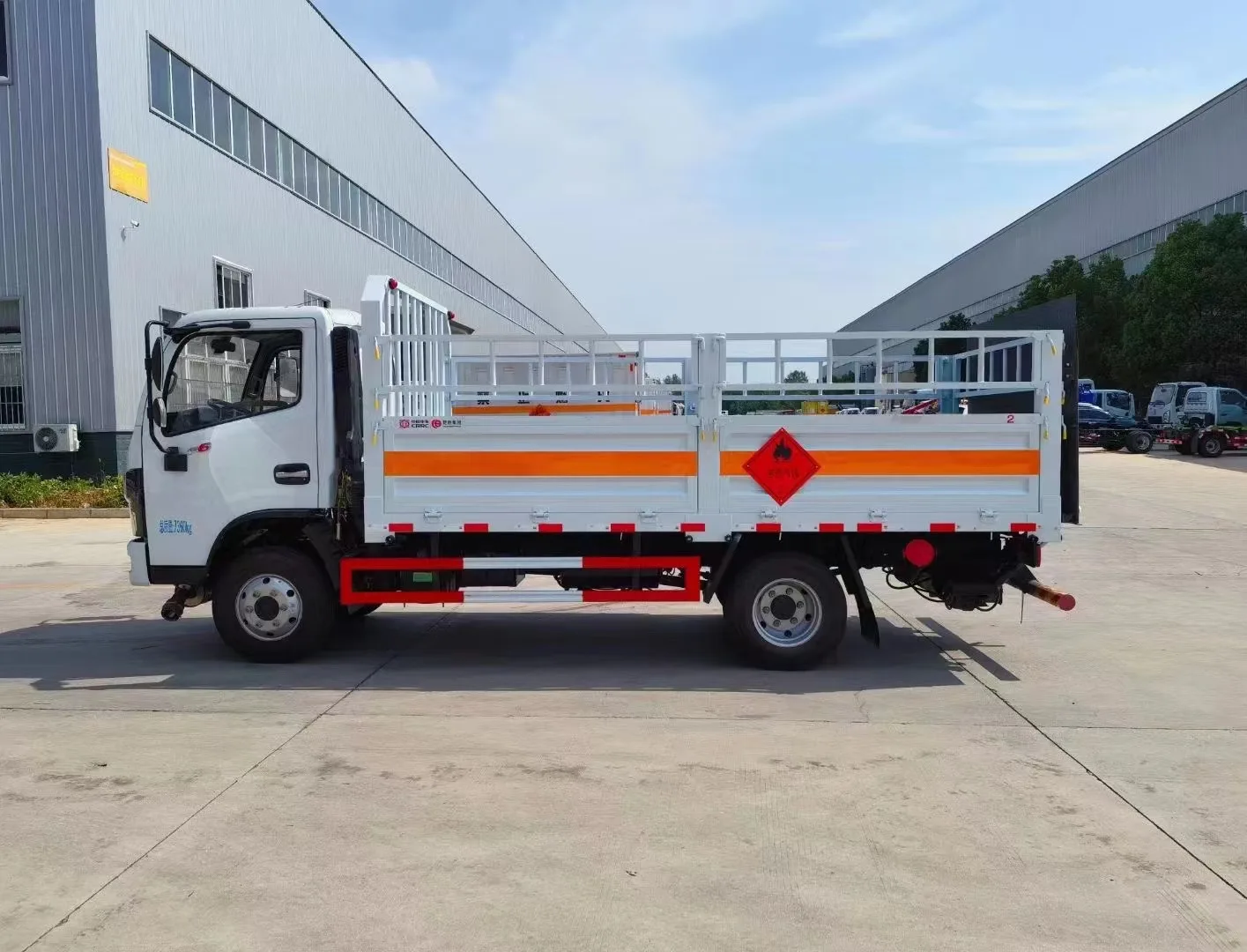 4 тонны 5 тонн грузовой забор грузовик DONGFENG 4x2 опасные