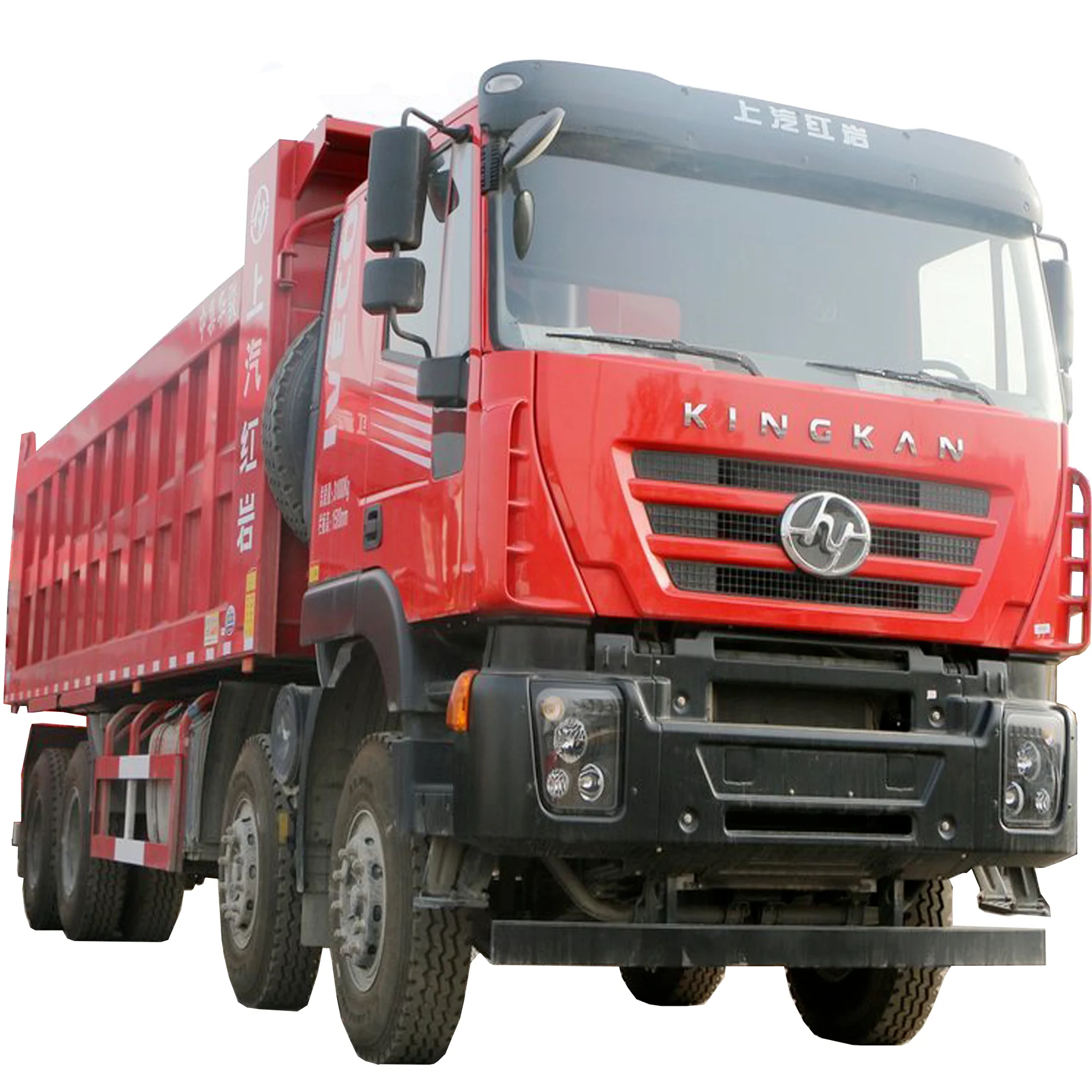  Saic hongyan kingkan Подержанный сайт dumpper грузовики 8X4 12 шины muck самосвал Iveco грузовик для шоссе
