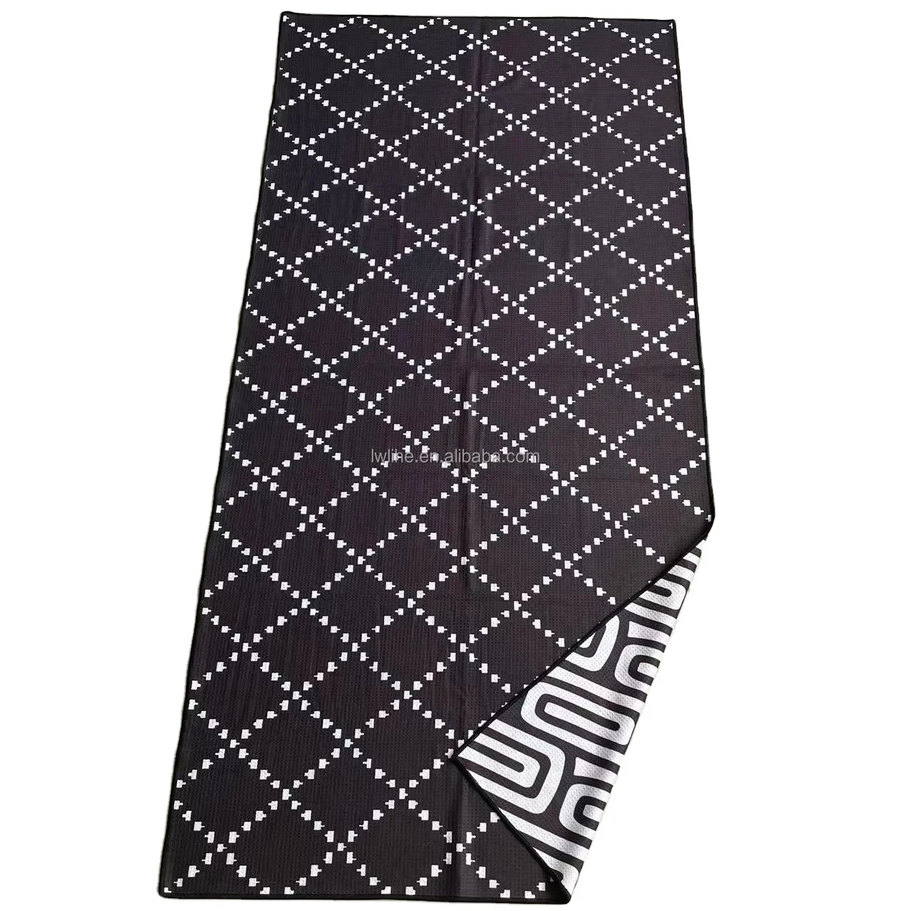 Swimming beach towel Branded white beach towels with logo custom print sustainable quickdry beach towel