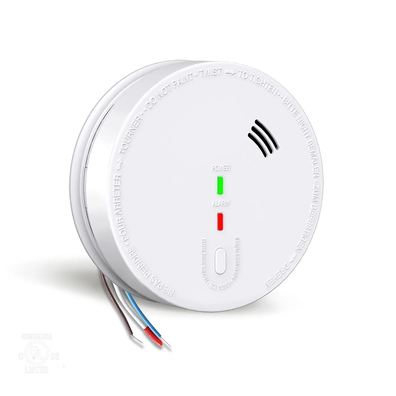 
Manufacture UL INTERTEK ACTIVFIRE OEM 10 years AC power source UL wifi wireless smart cigarette smoke detector 