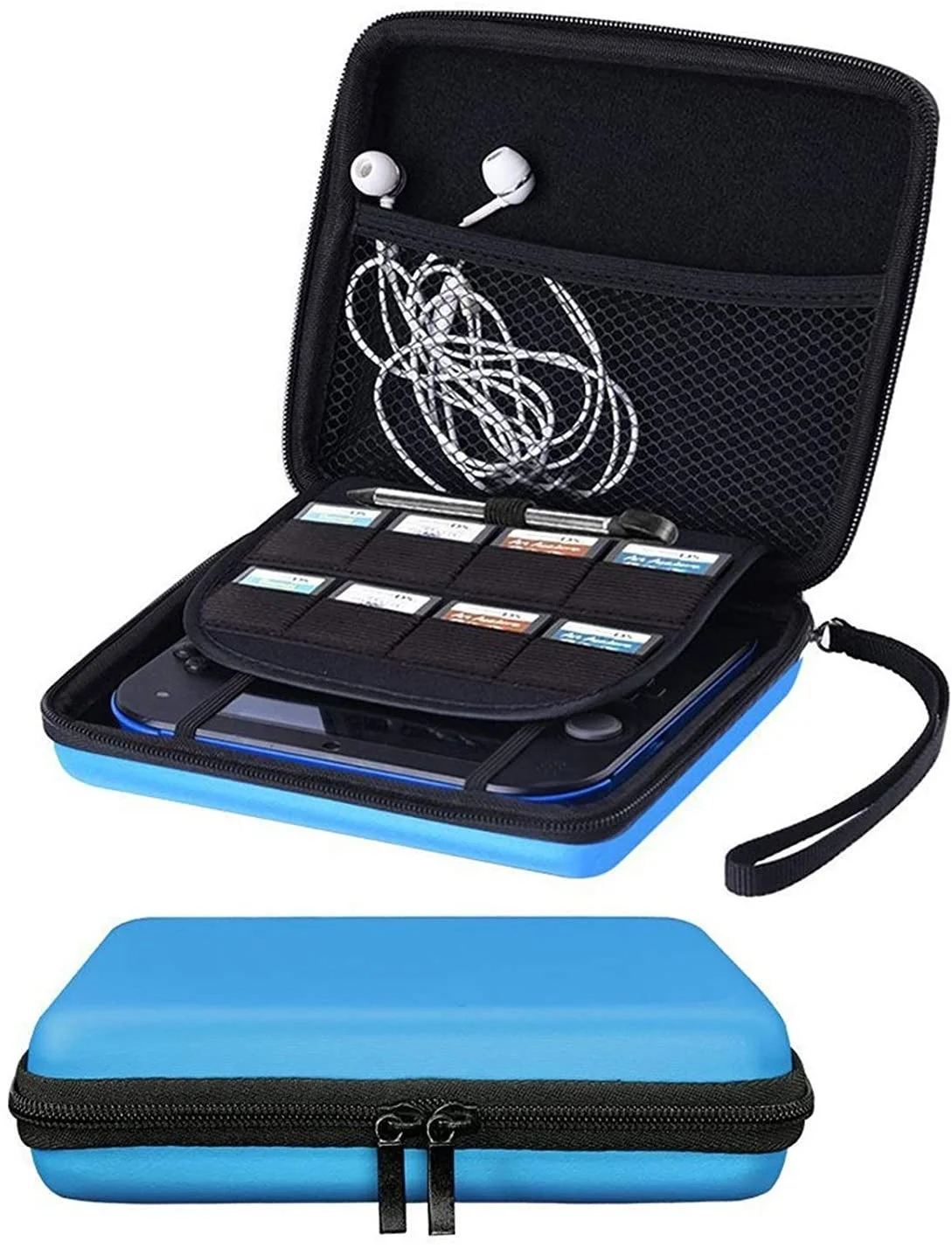 Portable Custom Travel Hard Video Game EVA Case for Nintendo Switch 2DS 3DS Console Games Carrying Pouch