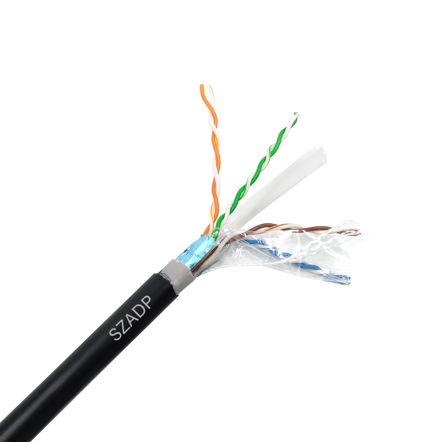 CAT6 UTP/FTP/SFTP Network Cat6 Cable Wire CCA HCCA Copper Conductor PVC/PE Jacket Outdoor 305m Cat6A  PASS TEST