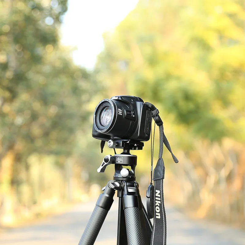 Flexible lightweight mini small carbon fiber tripod digital DSLR travel camera stand tripod for outdoor traveling