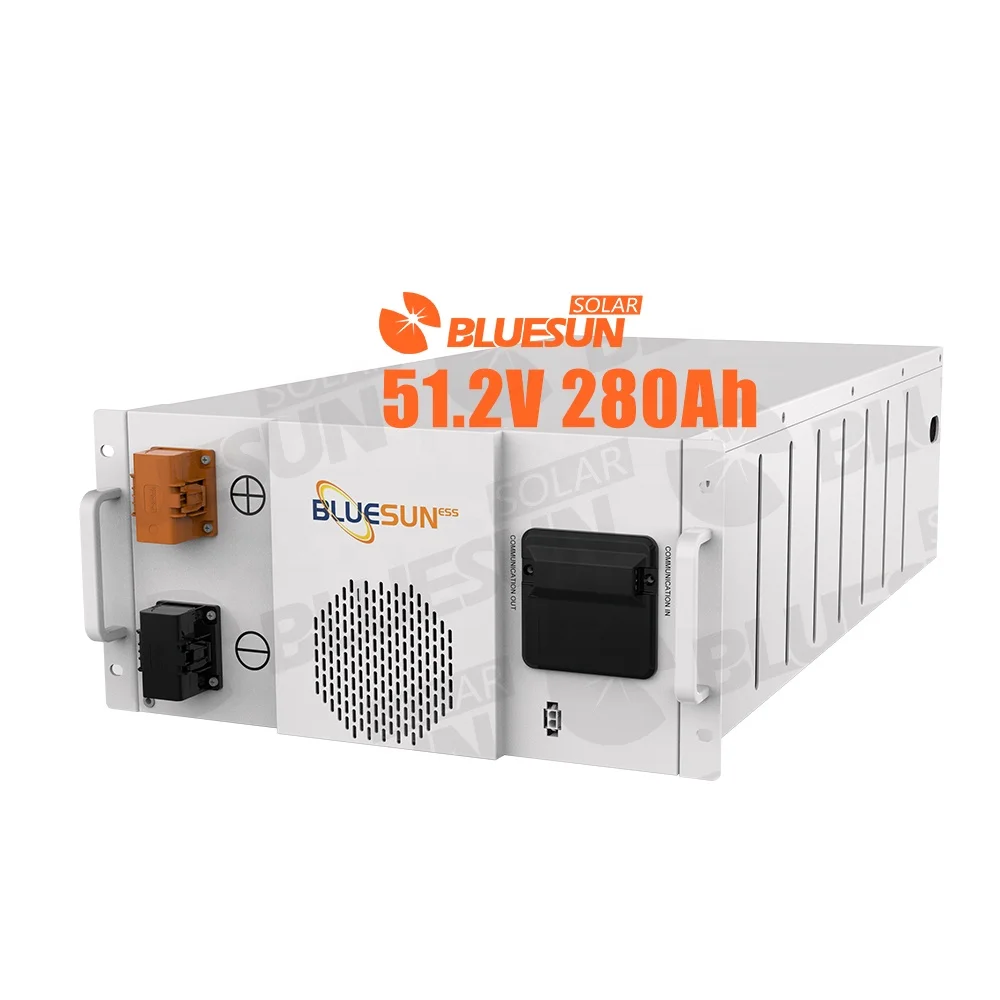 Bluesun Free Configuration High Voltage Lithium 51.2V280Ah Solar Battery for Large Energy Storage Systems